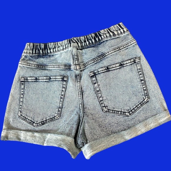 Wild Fable Denim Rolled Up Mini Shorts Sz XS - Picture 5 of 5
